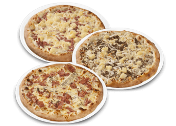 3 Pizzas junior au choix.
